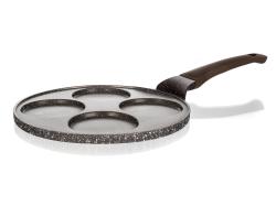 BANQUET Lívanečník GRANITE BROWN 26cm, 4 lívance, nepřilnavý povrch