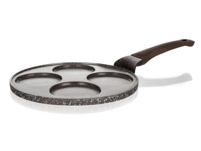 BANQUET Lívanečník GRANITE BROWN 26cm, 4 lívance, nepřilnavý povrch