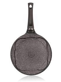 BANQUET Lívanečník GRANITE BROWN 26cm, 4 lívance, nepřilnavý povrch