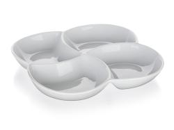 BANQUET Miska dělená 26,5x26,5cm porcelán BIANCA BANQUET Miska dělená 26,5x26,5cm porcelán BIANCA