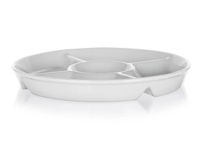 BANQUET Miska dělená pr.30cm porcelán BIANCA