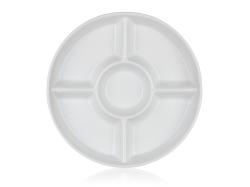 BANQUET Miska dělená pr.30cm porcelán BIANCA