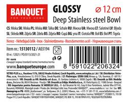 BANQUET Miska pr.12cm GLOSSY nerez