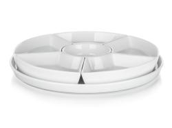 BANQUET Miska sada 7díl.(6xmiska,1xtác) pr.28cm BIANCA porcelán BÍ