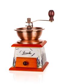 BANQUET Mlýnek na kávu LAVENDER keramika/kov