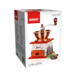 BANQUET Mlýnek na kávu LAVENDER keramika/kov