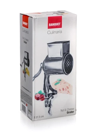 BANQUET Mlýnek na strouhanku a ořechy 27,5cm, nerez, šroub CULINARIA