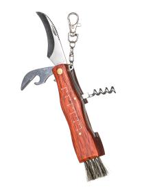 BANQUET Nůž na houby AKCENT 7cm, se štětečkem, dřev.rukojeť