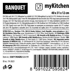 BANQUET Odkapávač na nádobí 40x31cm s podnosem PH ŠE