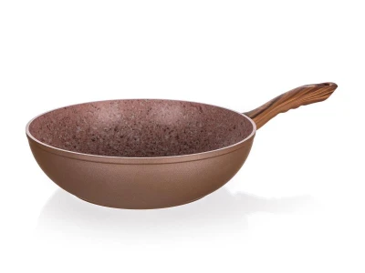 BANQUET Pánev WOK 28cm nepřiln.povrch SMART STONE BRICK BANQUET Pánev WOK 28cm nepřiln.povrch SMART STONE BRICK