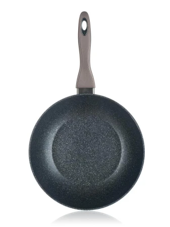 Banquet Pánev WOK 28x7,8cm/3mm nepřiln.povrch METALLIC PLATINUM