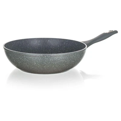 BANQUET Pánev WOK 28x7,8cm nepřiln. povrch GRANITE GREY