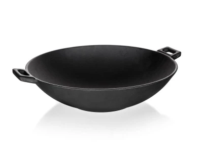 BANQUET Pánev WOK 36,5cm EXCELLENT litna ČER BANQUET Pánev WOK 36,5cm EXCELLENT litna ČER