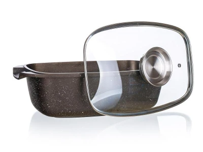 BANQUET Pekáč 39,5x22x11cm nepřiln.povrch PREMIUM Dark Brown s aroma knobem