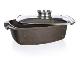 BANQUET Pekáč 39,5x22x11cm nepřiln.povrch PREMIUM Dark Brown s aroma knobem