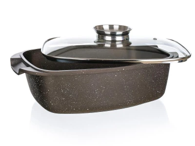 BANQUET Pekáč 39,5x22x11cm nepřiln.povrch PREMIUM Dark Brown s aroma knobem