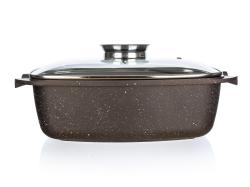 BANQUET Pekáč 39,5x22x11cm nepřiln.povrch PREMIUM Dark Brown s aroma knobem