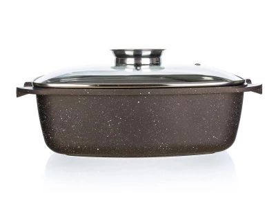 BANQUET Pekáč 39,5x22x11cm nepřiln.povrch PREMIUM Dark Brown s aroma knobem