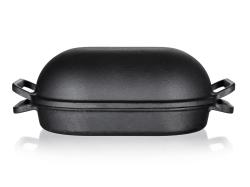 BANQUET Pekáč + poklice EXCELLENT 39x26x14cm 3+4l litina ČER