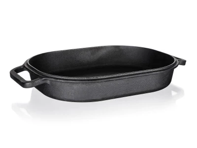 BANQUET Pekáč + poklice EXCELLENT 39x26x14cm 3+4l litina ČER