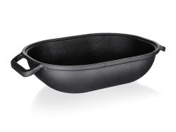 BANQUET Pekáč + poklice EXCELLENT 39x26x14cm 3+4l litina ČER