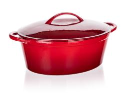 BANQUET Pekáč + poklice EXCELLENT 40,5x25x19cm 6,7l litina ČRV