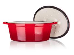 BANQUET Pekáč + poklice EXCELLENT 40,5x25x19cm 6,7l litina ČRV