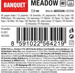 Banquet Pepřenka 7,5cm MEADOW keramická