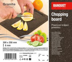 BANQUET Prkénko 30x20cm GRANITE PH HN