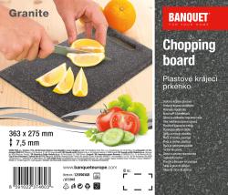 BANQUET Prkénko 36,3x27,5cm GRANITE PH ŠE