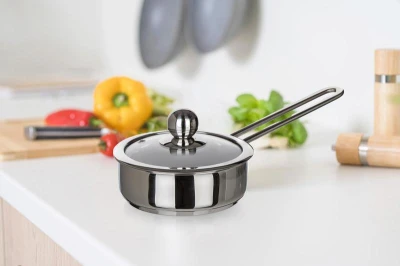 BANQUET Rendlík 14cm se skl.poklicí 0,75l nerez PICCOLO