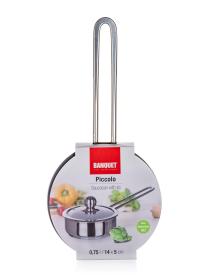 BANQUET Rendlík 14cm se skl.poklicí 0,75l nerez PICCOLO
