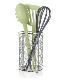 BANQUET Stojan na příbory VANITY pr.11cm, v.18cm Cr