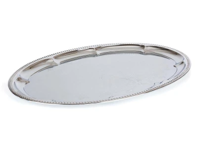 BANQUET Tác AKCENT 40,5x29cm ovál Cr