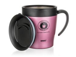 BANQUET Termohrnek 330ml TAZZA nerez/PH RŮŽ