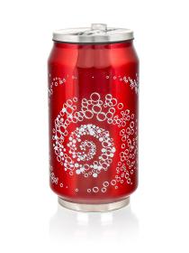 Banquet Termoska 0,3l plechovka BE COOL BUBBLES ČRV
