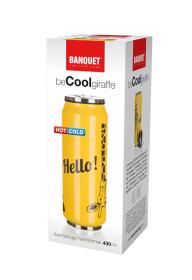 Banquet Termoska 0,43l plechovka BE COOL GIRAFFE ŽL