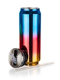 BANQUET Termoska 0,43l plechovka BE COOL nerez DUHOVA MO