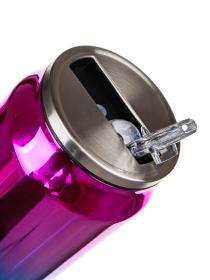 BANQUET Termoska 0,43l plechovka BE COOL nerez DUHOVA RŮŽ