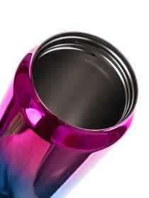 BANQUET Termoska 0,43l plechovka BE COOL nerez DUHOVA RŮŽ