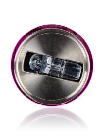 BANQUET Termoska 0,43l plechovka BE COOL nerez DUHOVA RŮŽ