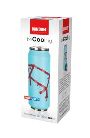 Banquet Termoska 0,43l plechovka BE COOL PIG MO