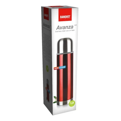 BANQUET Termoska 1l AVANZA nerez ČRV