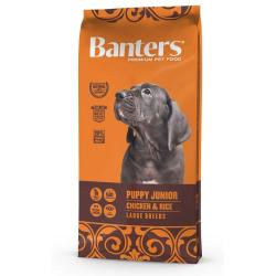 Banters Puppy Junior Large Breeds Chicken Rice 15 kg