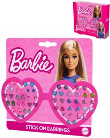 MATTEL BRB Barbie náušnice nalepovací dětské velká sada různé druhy plast MATTEL BRB Barbie náušnice nalepovací dětské velká sada různé druhy plast