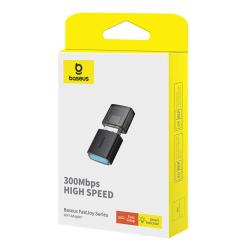 Baseus Adaptér WiFi FastJoy 300Mbps (černý)