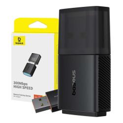 Baseus Adaptér WiFi FastJoy 300Mbps (černý)