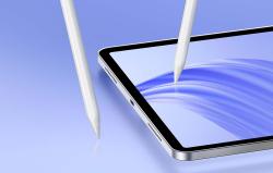 Baseus Aktivní stylus Smooth Writing Series s bezdrátovým a kabelovým nabíjením (bílý)