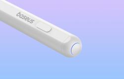 Baseus Aktivní stylus Smooth Writing Series s bezdrátovým a kabelovým nabíjením (bílý)
