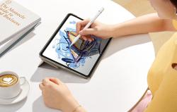 Baseus Aktivní stylus Smooth Writing Series s bezdrátovým nabíjením, USB-C (bílý)